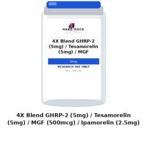 4X Blend GHRP-2 (5mg) / Tesamorelin (5mg) / MGF (500mcg) / Ipamorelin (2.5mg)