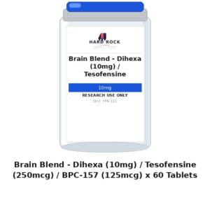 Brain Blend - Dihexa (10mg) / Tesofensine (250mcg) / BPC-157 (125mcg) x 60 Tablets