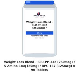 Weight Loss Blend - SLU-PP-332 (250mcg) / 5-Amino-1mq (25mg) / BPC-157 (125mcg) x 90 Tablets