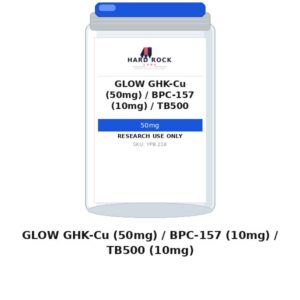 GLOW GHK-Cu (50mg) / BPC-157 (10mg) / TB500 (10mg)